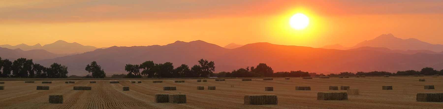 Boulder County sunset
