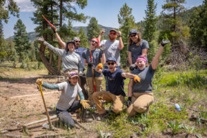 Larimer County Conservation Corps trail crew
